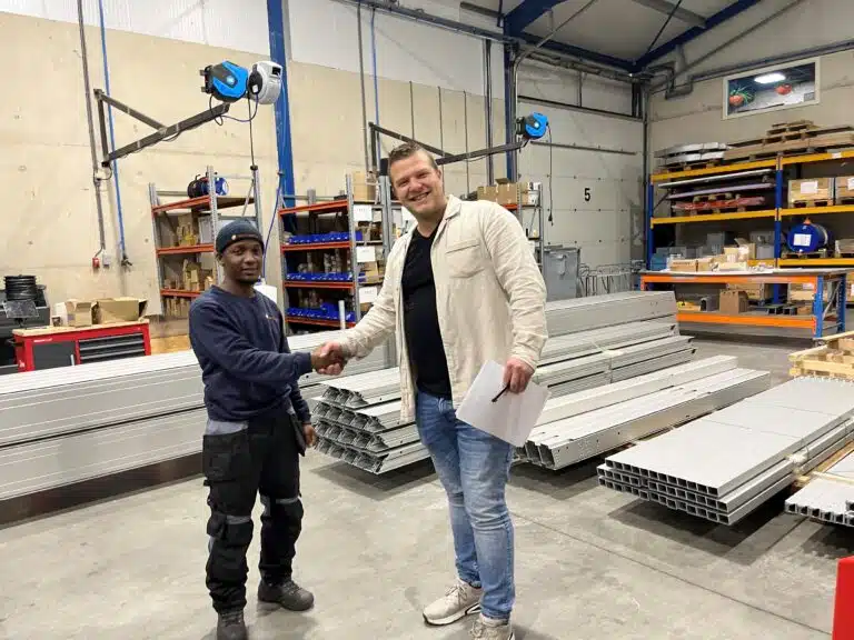 Francis op de foto met Nick van Verdo